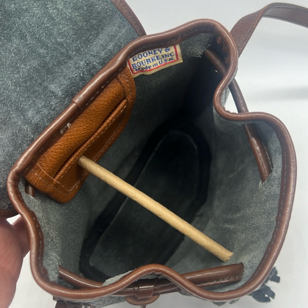 Dooney & Bourke Vintage AWL Mini Drawstring Flap Crossbody - Picture 8 of 15